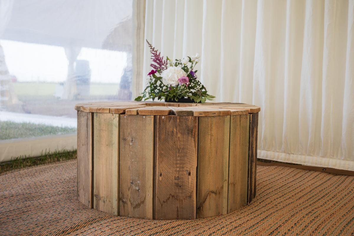 Wooden Circular Planters